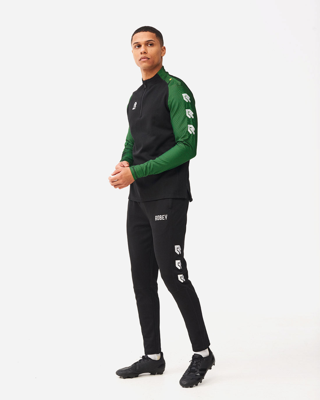 Performance Tracksuit Black/Green