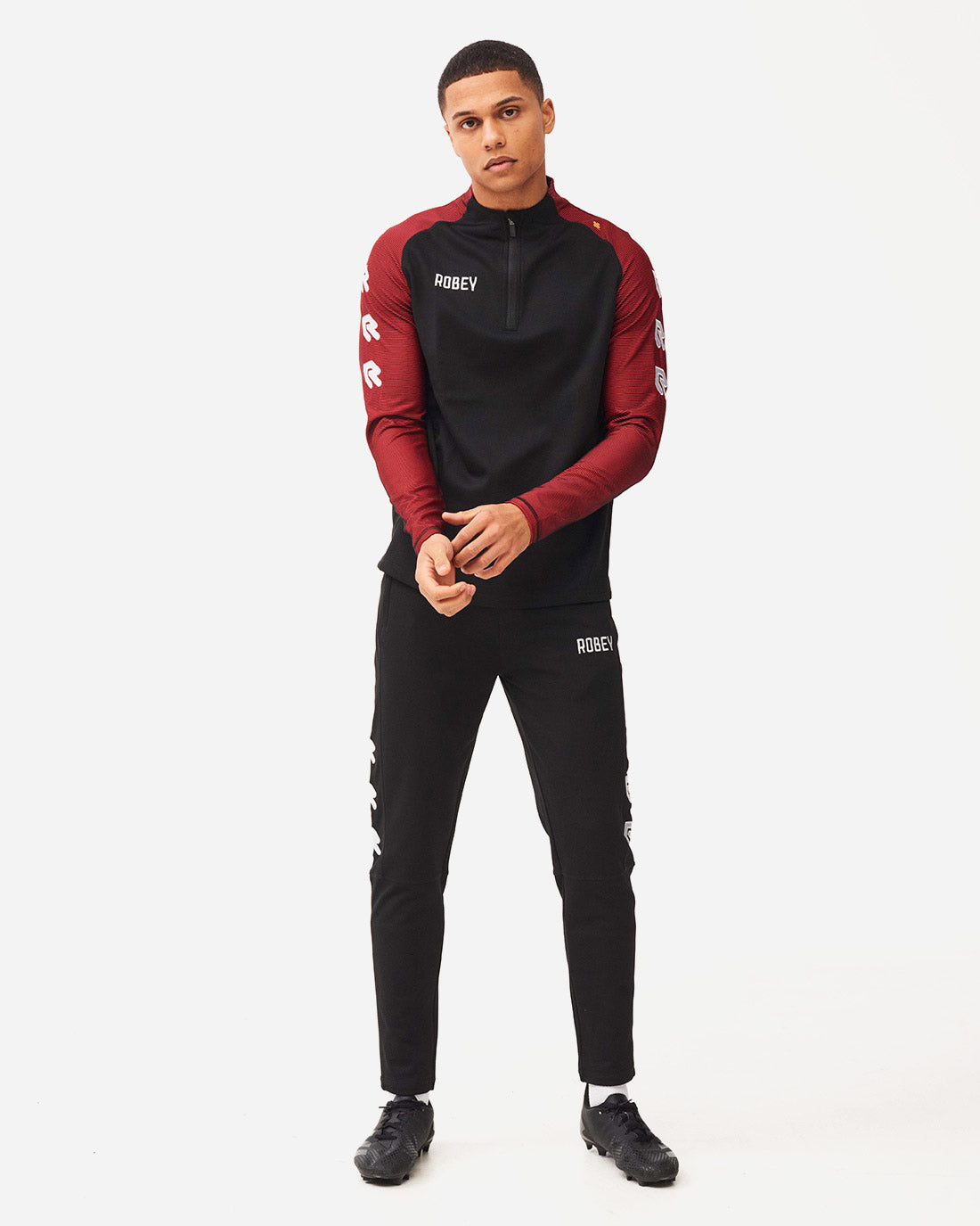 Performance Tracksuit Black/Red
