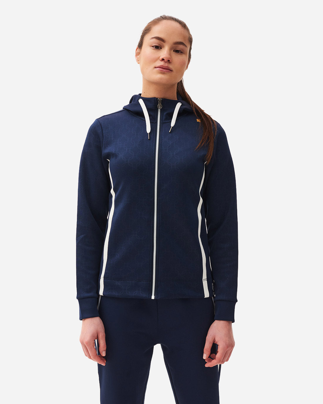 Tennis Forehand Hooded Track Top