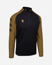 Performance Half-Zip Top Black/gold