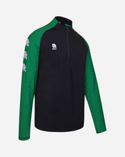 Performance Half-Zip Top Black/green
