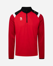 Control Half-Zip Top Red