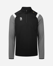 Control Half-Zip Top Black