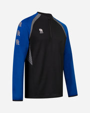 Performance 2.0 Half-Zip Top Black/royal blue