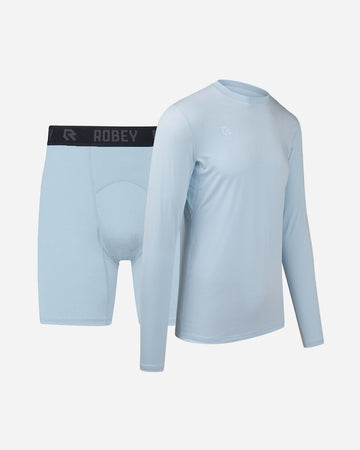 Baselayer Set Arctic Blue