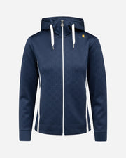 Tennis Forehand Hooded Track Top Marineblau