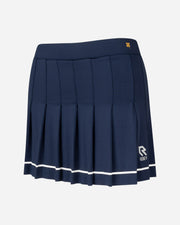 Tennis Break Pleated Skirt Match navy