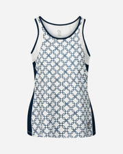 Tennis Dropshot Singlet Marineblau