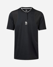 Tennis Ace Henley Tee Black